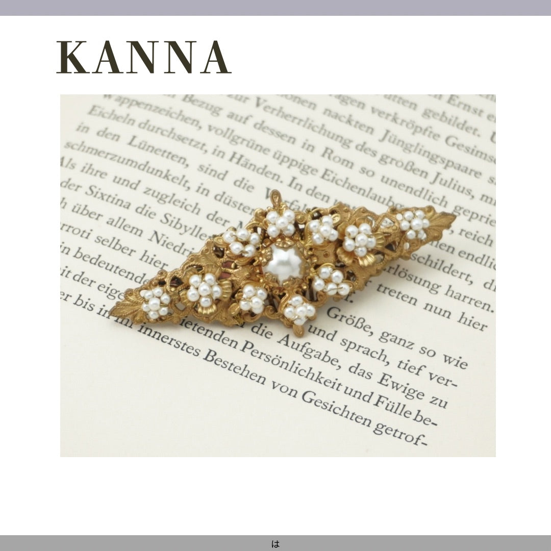 pyonpyonka パールブローチ（A） pyonpyonka パールブローチ（A