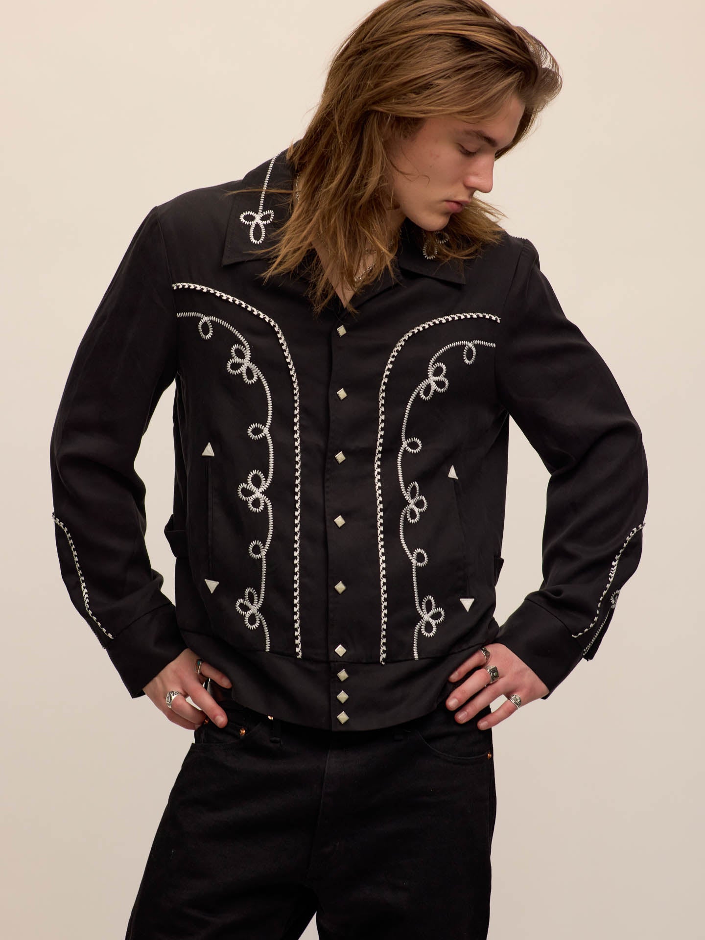 Bolero jacket in black Tencel® – sneum.com