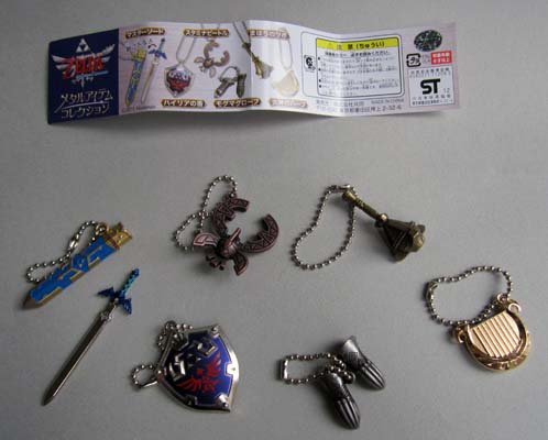 ゼルダの伝説時のオカリナ メタルアイテムコレクション3種セット