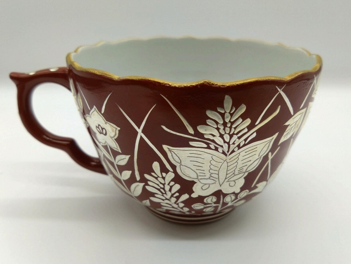 古清水拝領葵御紋茶碗 R106春