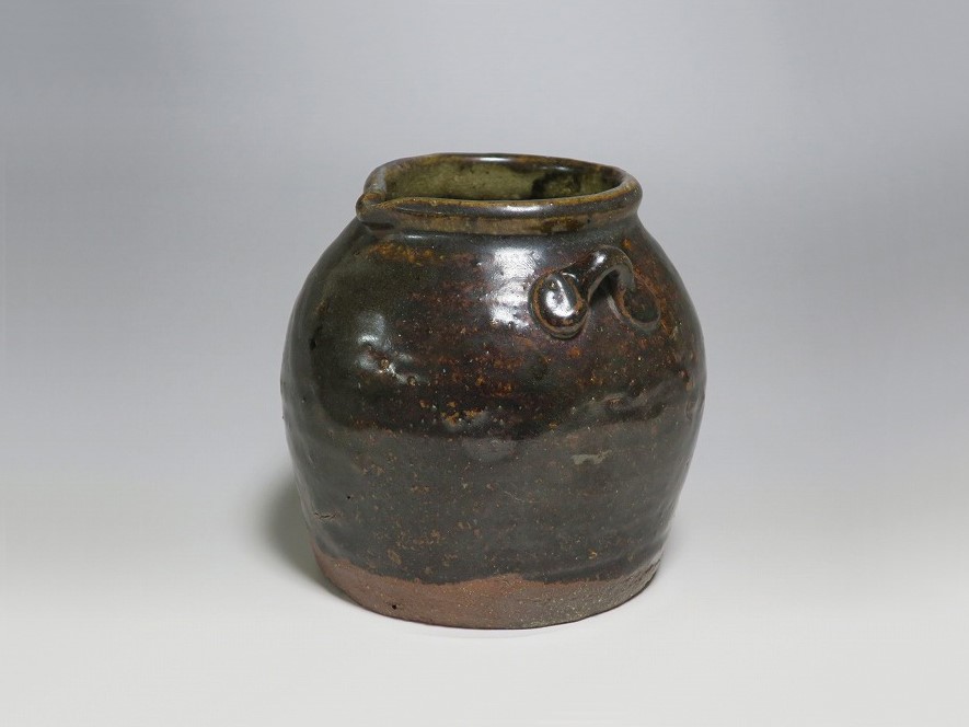 越前焼 片口花入 お歯黒壺 弌茎庵 是閑作 【公式通販】