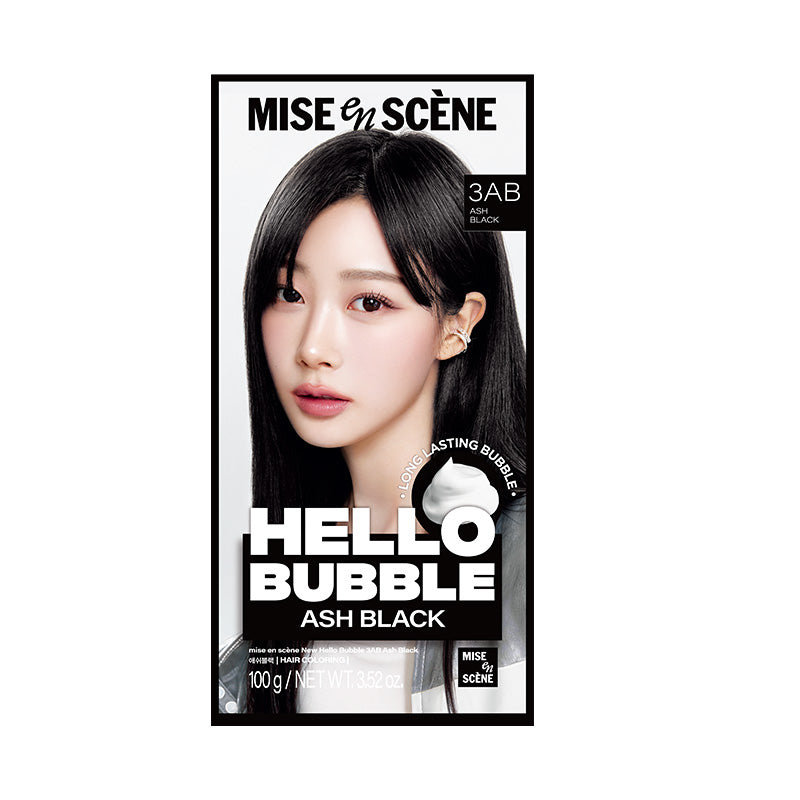 魅尚萱HELLO BUBBLE泡沫染髮劑3AB 迷霧黑| mise en scène Taiwan
