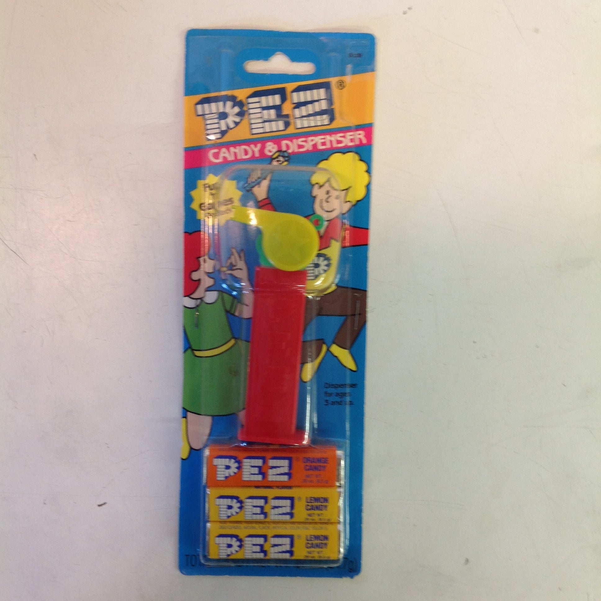 Vintage 1990's Pez Candy Dispenser w/Original Packaging Whistle