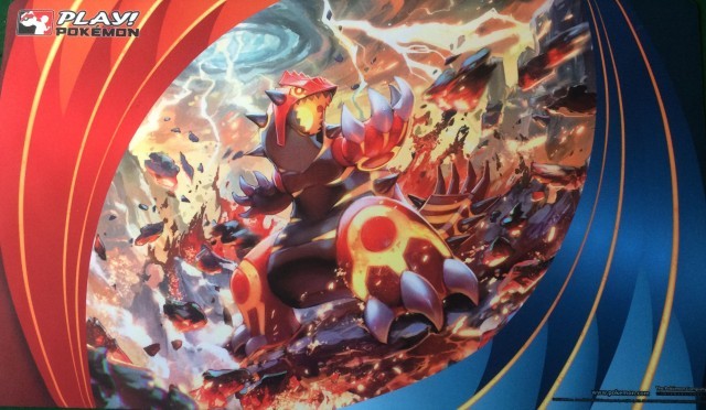 ポケモンカード プレイマット champion ゲンシグラードン 英語版 海外