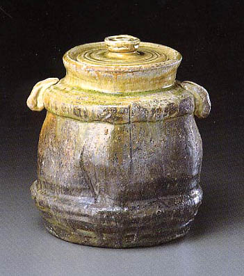 谷本光生 作 伊賀焼 手鉢 共箱付き 陶芸 器 取っ手付き 菓子鉢 美品