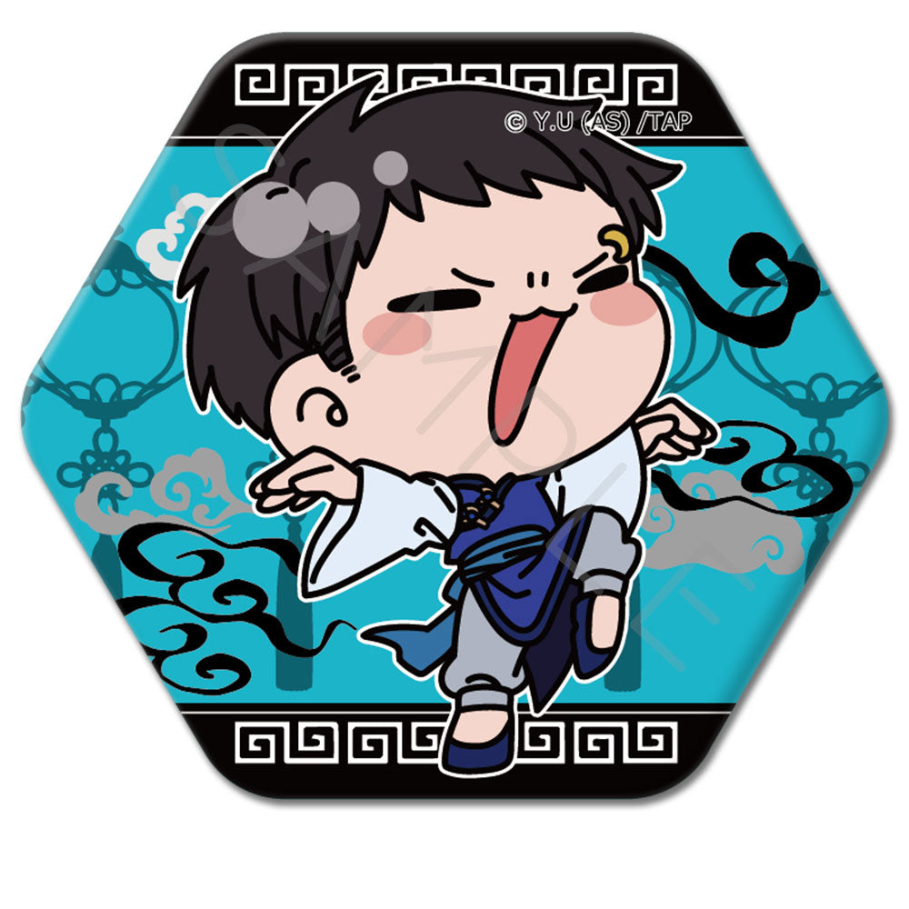 矢颪碇 ホログラム缶バッジ vol.5 メイド 20個 桃源暗鬼 ホログラム缶