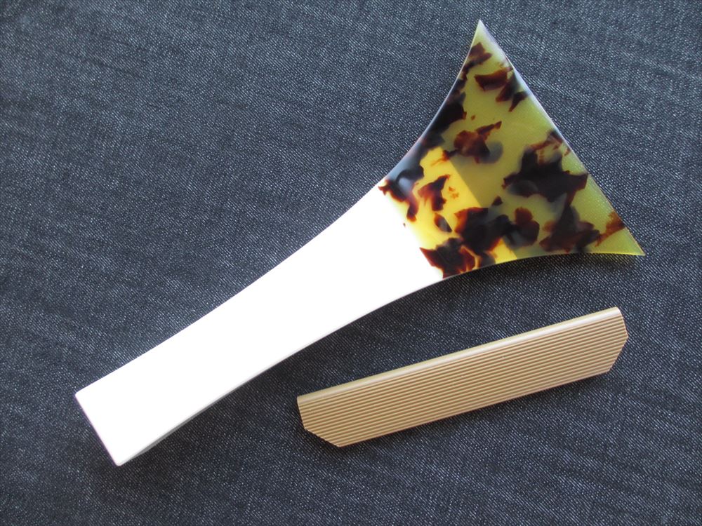 津軽三味線用先べっ甲バチ 津軽三味線撥（バチ） 高山製 人工鼈甲 NEW