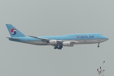 大韓航空 Planetags ボーイング747-400 韓国へようこそ: KAL の