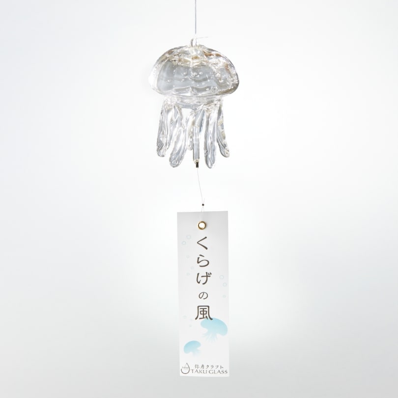 くらげ風鈴 ［クリア泡］ – タクグラス