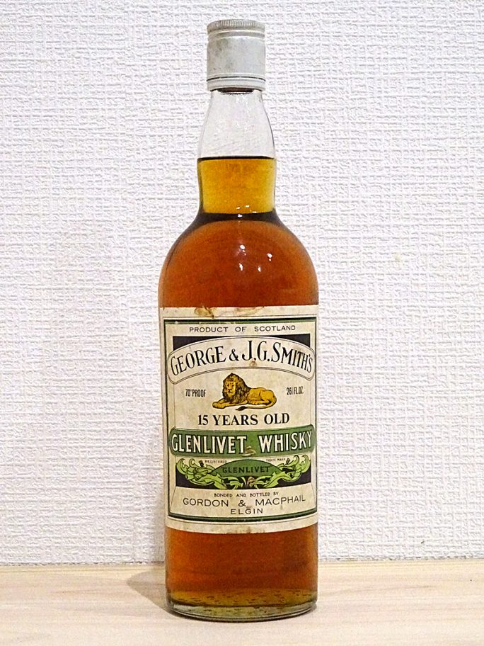 旧ボトル グレンリベット15年& グレンリベット18年 専用グラス付き 2本