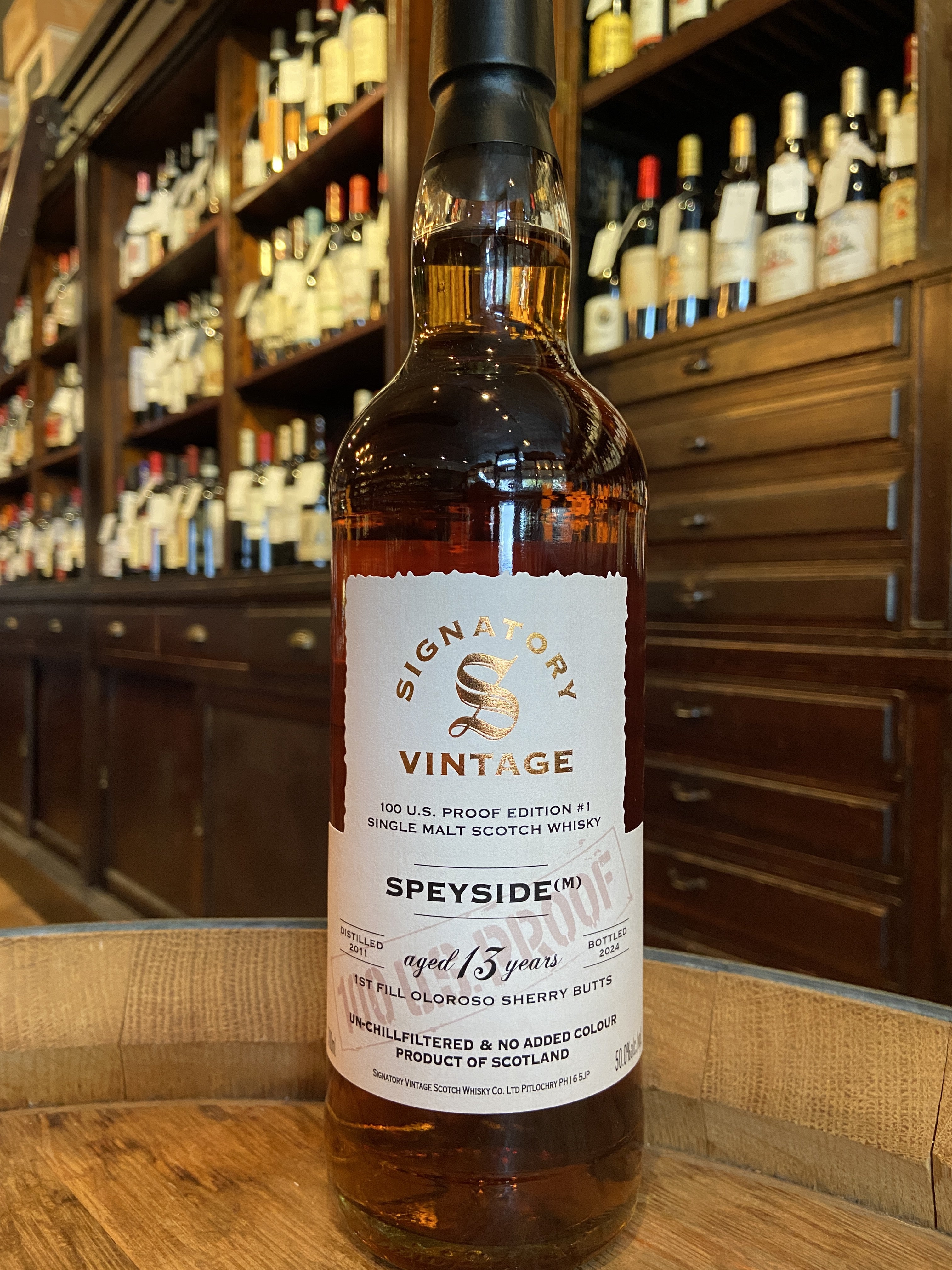 Signatory Vintage 100 Proof Edition 'Speyside M' 13 Year Old
