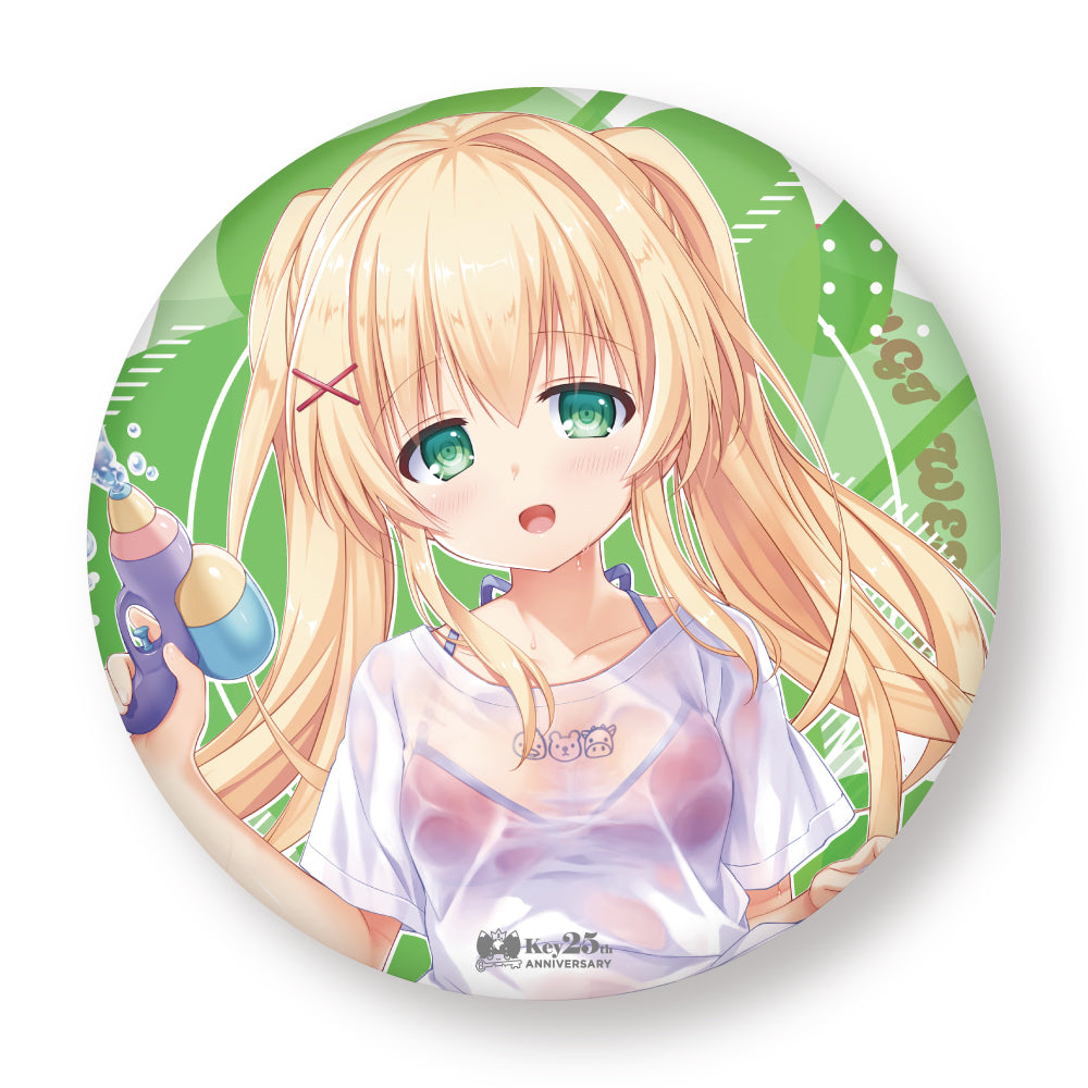 紬ヴェンダース＆水織静久 BIG缶バッジ Summer Pockets