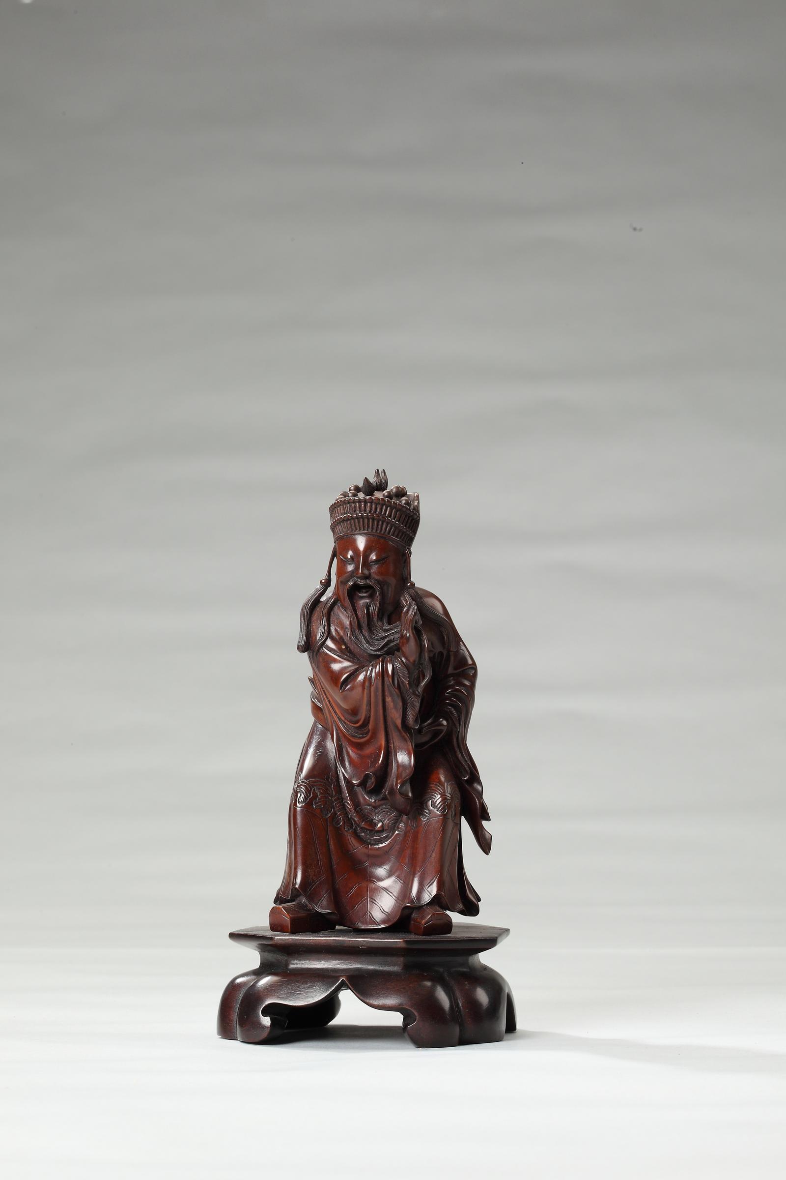 黄杨木 清代 苦行僧 唐物