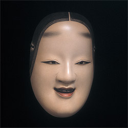 能面師高津紘一作 創作面 高津紘一 能面を打つ 面の舞台と型紙 | 高津