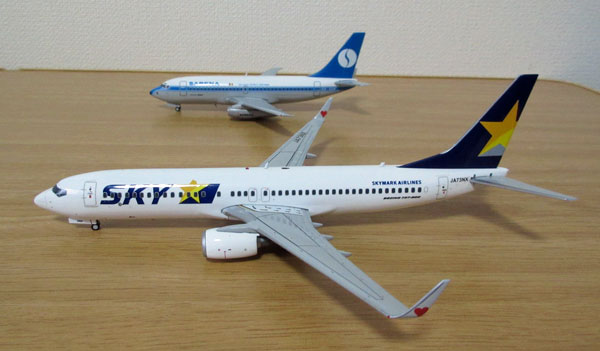 1/200 スカイマーク B737- 800 旅客機（ダイキャスト） 1/200 ジェミニ