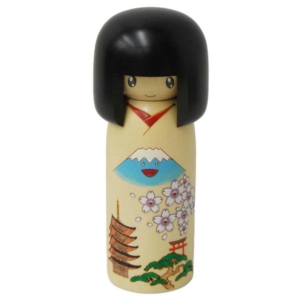 新品未開封】村上隆 風神雷神こけし 小卯三郎の孫コラボもののけ京都