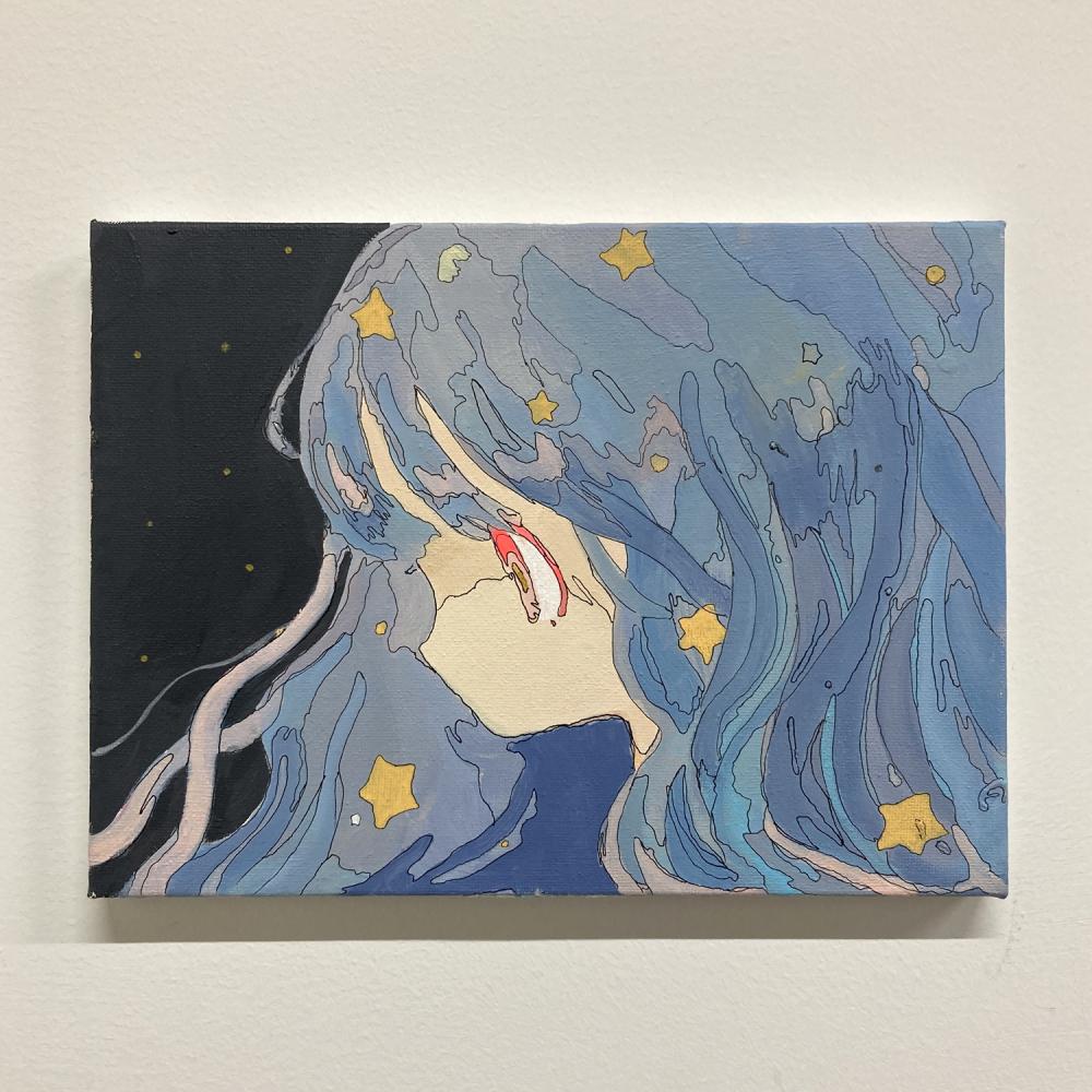 30万円です。星降る夜「絵画原画」 30万円です。星降る夜「絵画原画