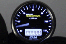 SPECIAL PARTS TAKEGAWA / Φ48スモールDNタコメーター 12500RPM