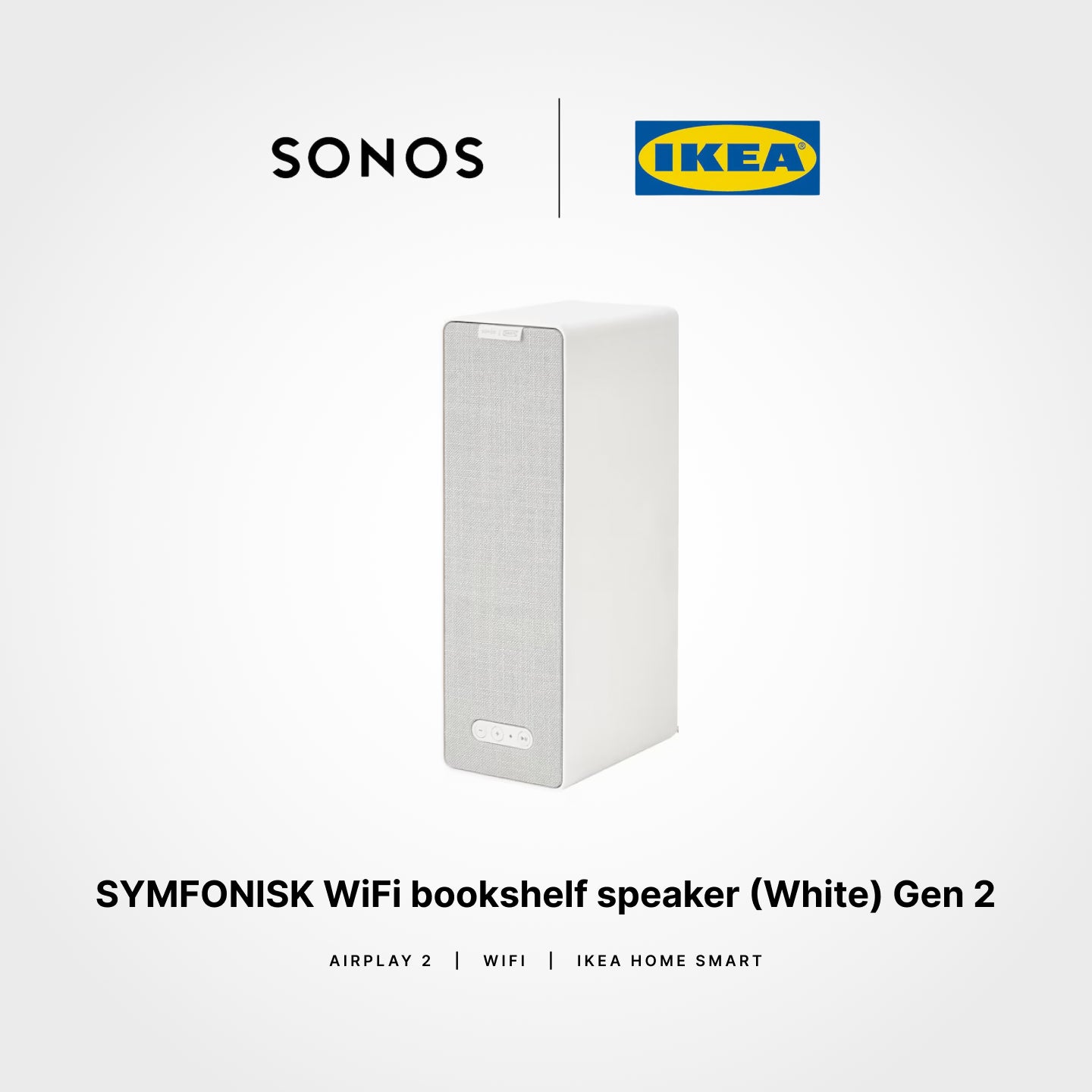 SONOS x SYMFONISK WiFi bookshelf speaker (White) Gen 2 – Futurestore