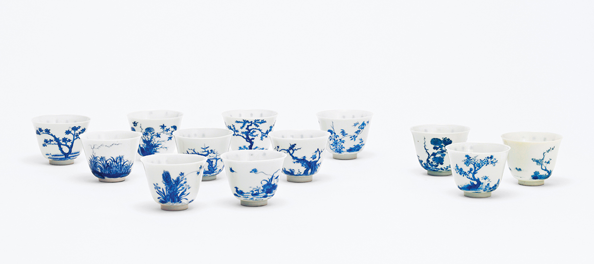 青花十二花神杯- 龙美术馆| Long Museum
