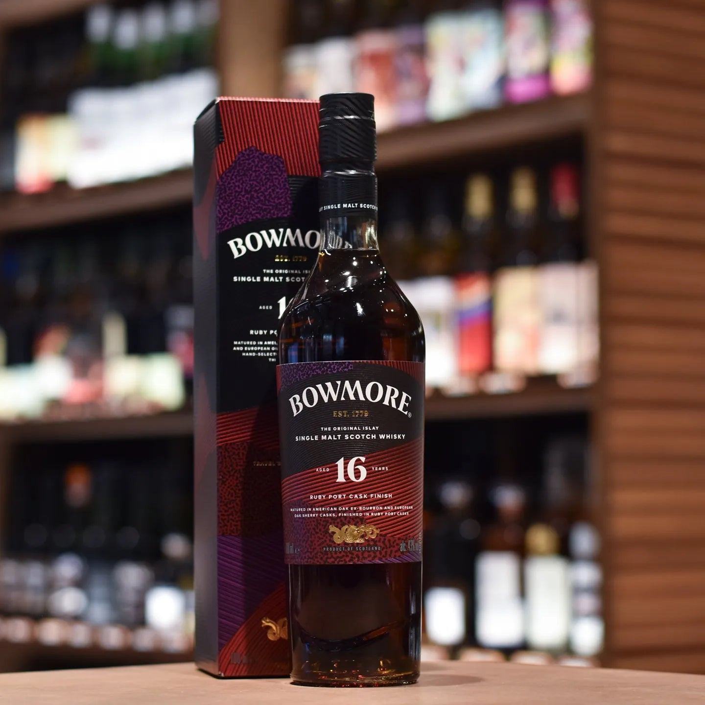 Bowmore 16 Year Old Ruby Port Cask Finish | Classic Scotch Whisky
