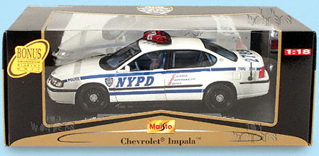 Chevrolet Impala NYPD Police (1:18) 36645 - Toy Wonders, Inc.