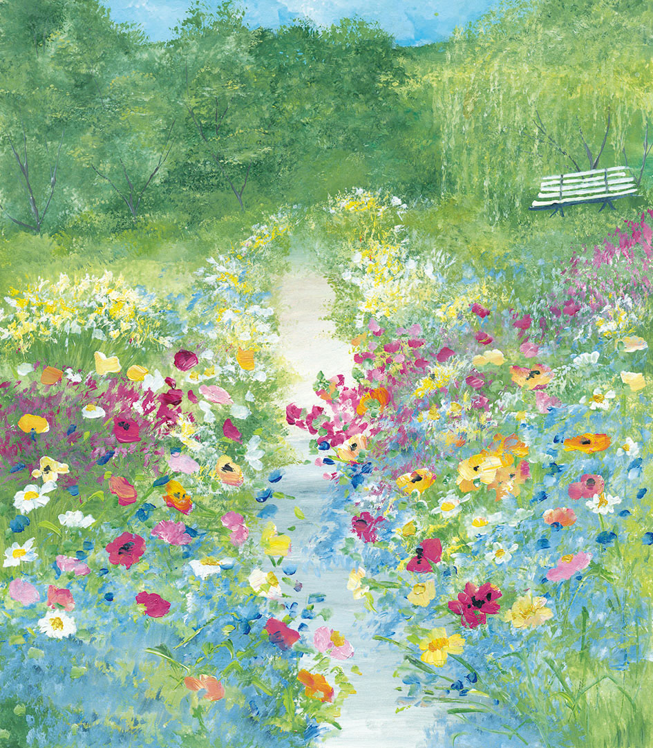 イーダ・ヴァリッキオ絵画 【K-1432】EDA VARRICCHIO 風景画イーダ