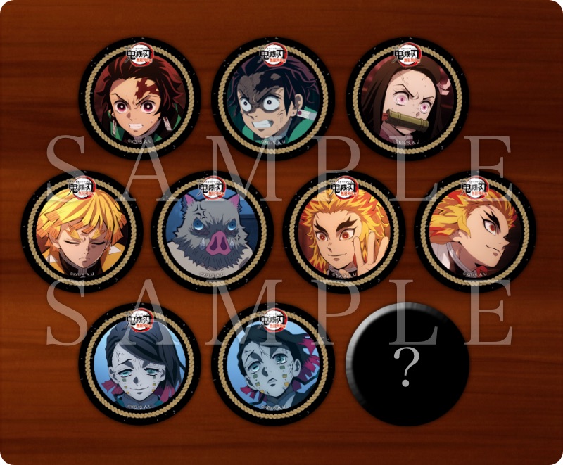 鬼滅の刃 コラボカフェ本舗 LABO 缶バッジ 竈門炭治郎 鬼滅の刃 コラボ