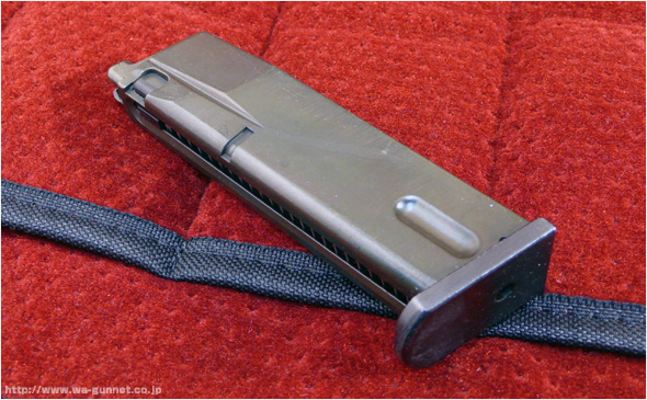 品切れ】WA M84FSチーター用20rdスペアマガジン／ブラック：WA-BT3