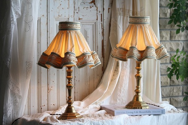 専用）ミニシャンデリア（植物）1920年 フランス イギリスランプ