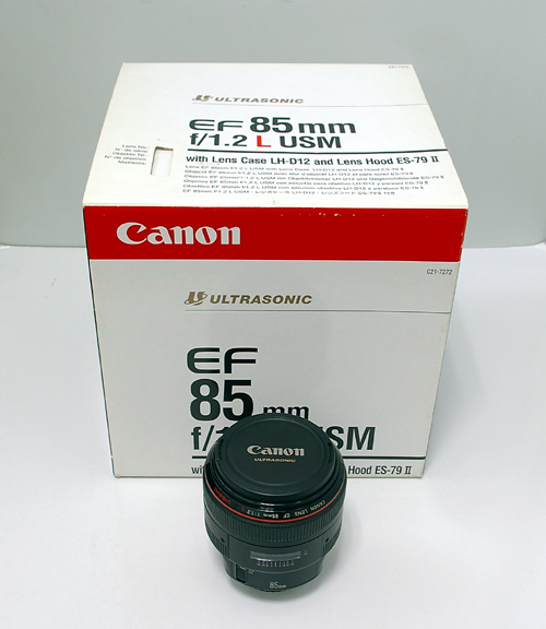 極美品 Canon EF 85mm F1.2L II USM 元箱付き☆
