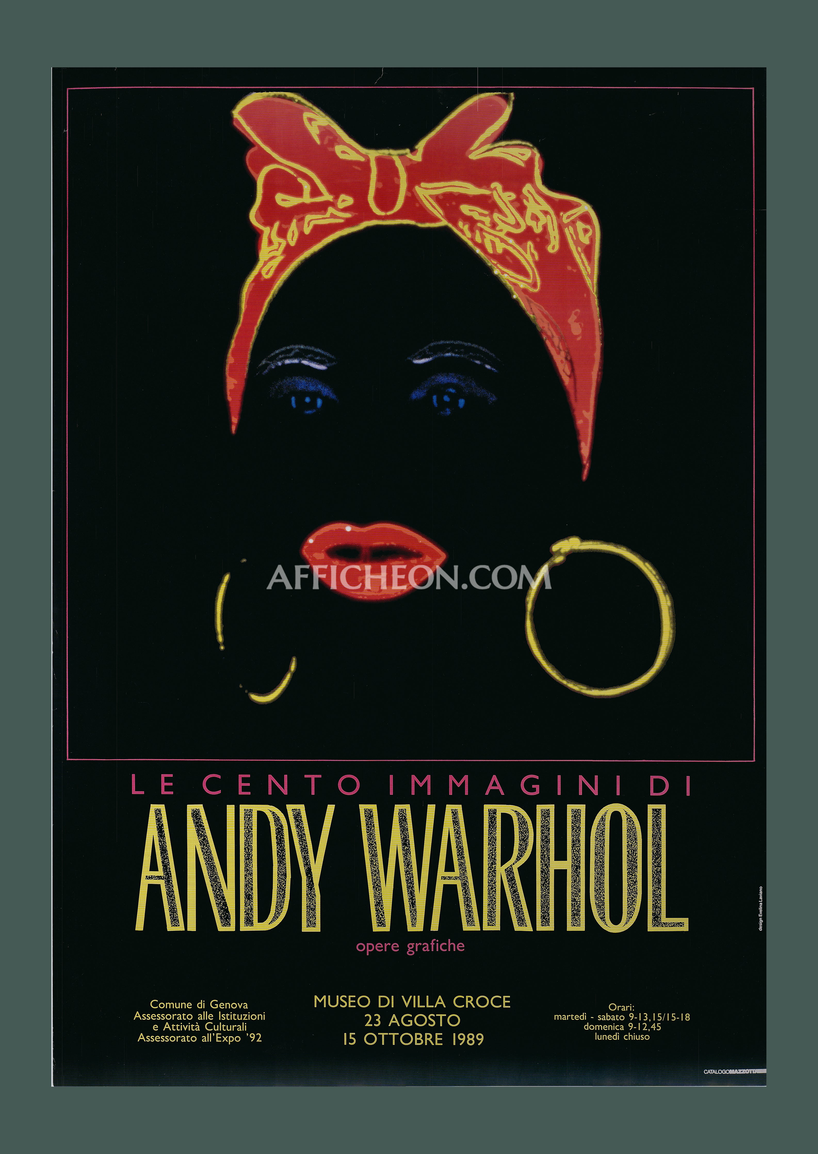 アンディウォーホル マミー Andy Warhol Mammy 1989