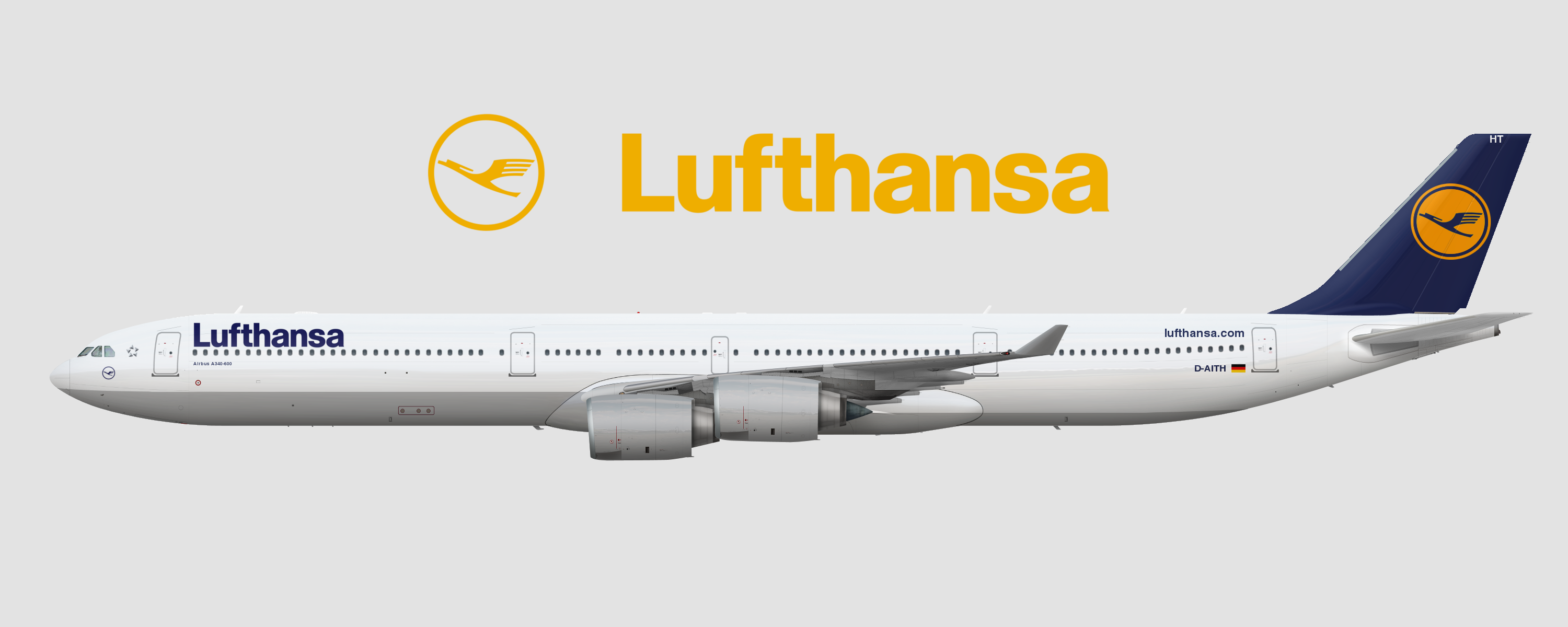 航空機・ヘリコプター Lufthansa aviationtag A340-600 Lufthansa
