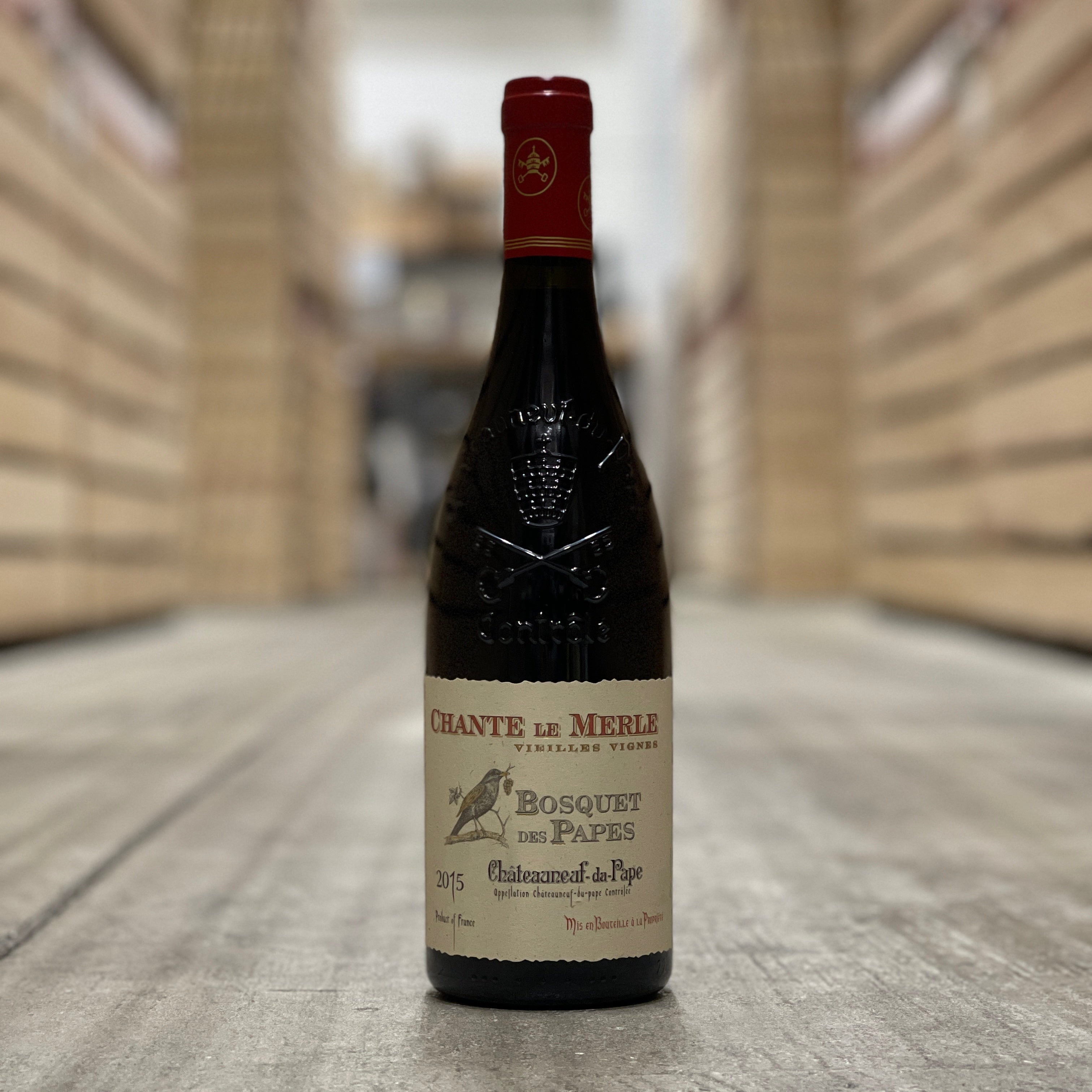 Domaine Bosquet des Papes Chateauneuf-du-Pape Chante le Merle