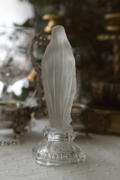♥値下げ！マリア様 マリア像 ガラス工芸 キリスト教 アンティーク
