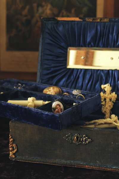 フランス便】アンティーク ◇ヴェルベットケース◇