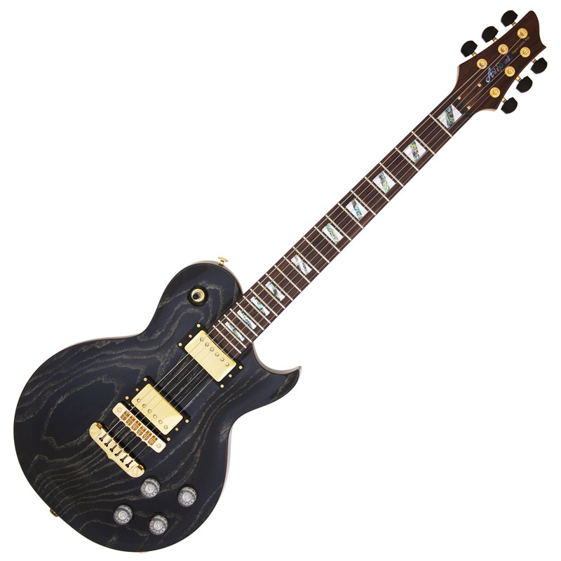 Aria ProII PE-Dark Melodyヒールレス セットネックギター Demo - Aria