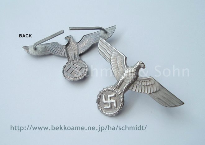 ⭐️希少⭐️ ドイツ空軍 士官用制帽 鷲章 58 白地 ヴィンテージ 軍物 商品