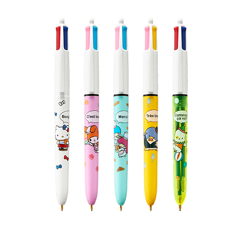 第1弾「BIC®サンリオ キャラクターズ4色ボールペン」2月26日（火）に