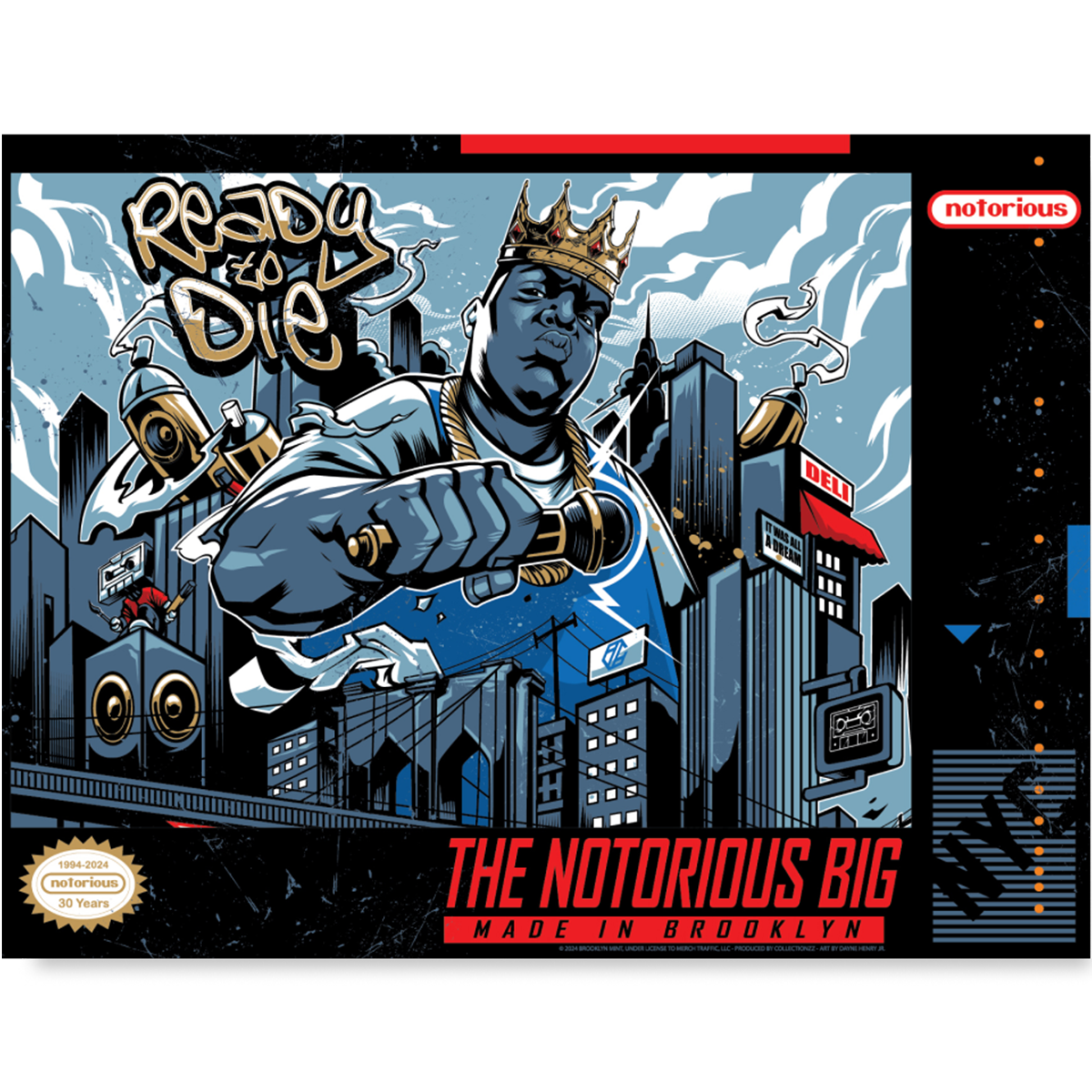 The Notorious B.I.G. Juicy (SNES Edition) Poster – The Notorious