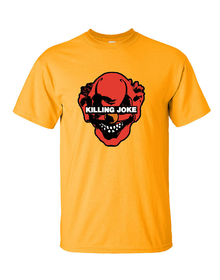 KILLING JOKE - CLOWN MENS GOLD T-SHIRT – Blixt Merchandise