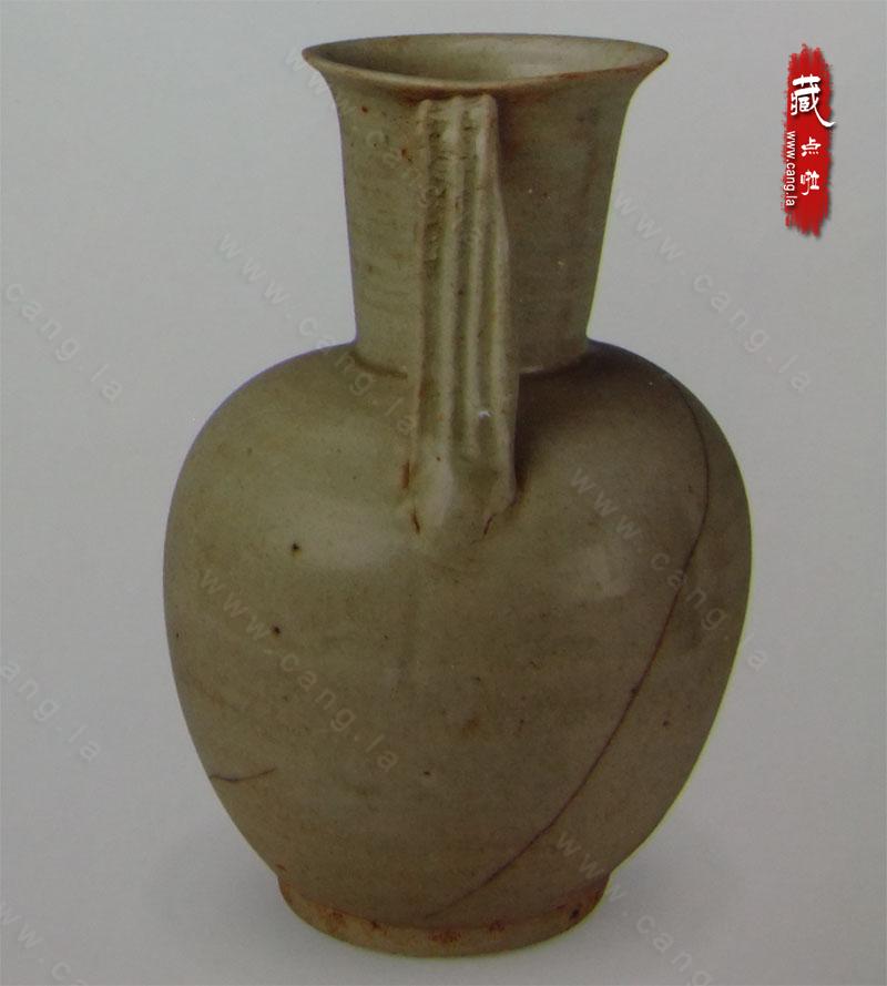 北宋青白瓷喇叭口执壶/酒壶繁昌窑-酒壶-北宋青白瓷- 藏点啦古玩网