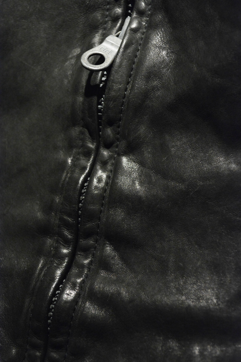 1447-01 ベルギーショルダー製品染め シングルライダース 2015S/S