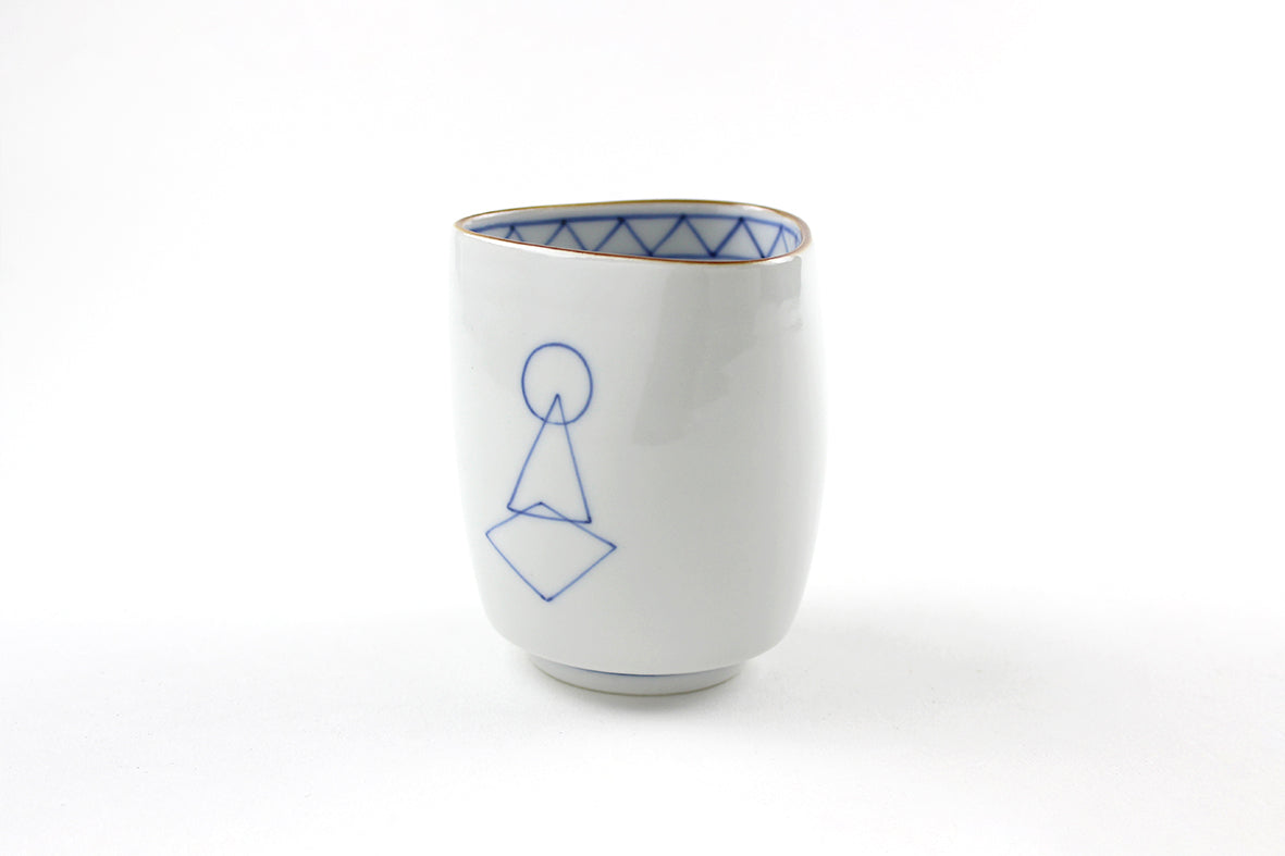 湯呑 笛吹 ○△□ 三角 – 上出長右衛門窯オンラインショップ