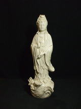 徳化窯 白磁観音像 中国専門店