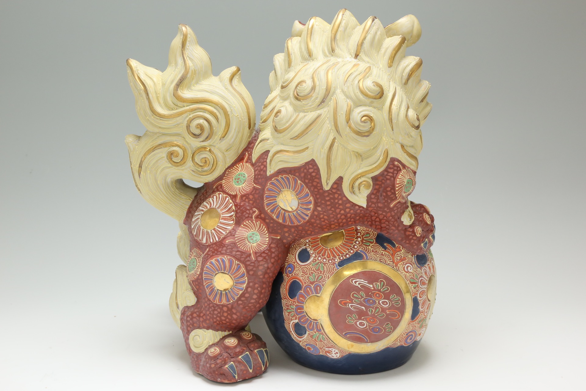 九谷焼 立獅子 [2Z-2392] | サークルワン商品情報