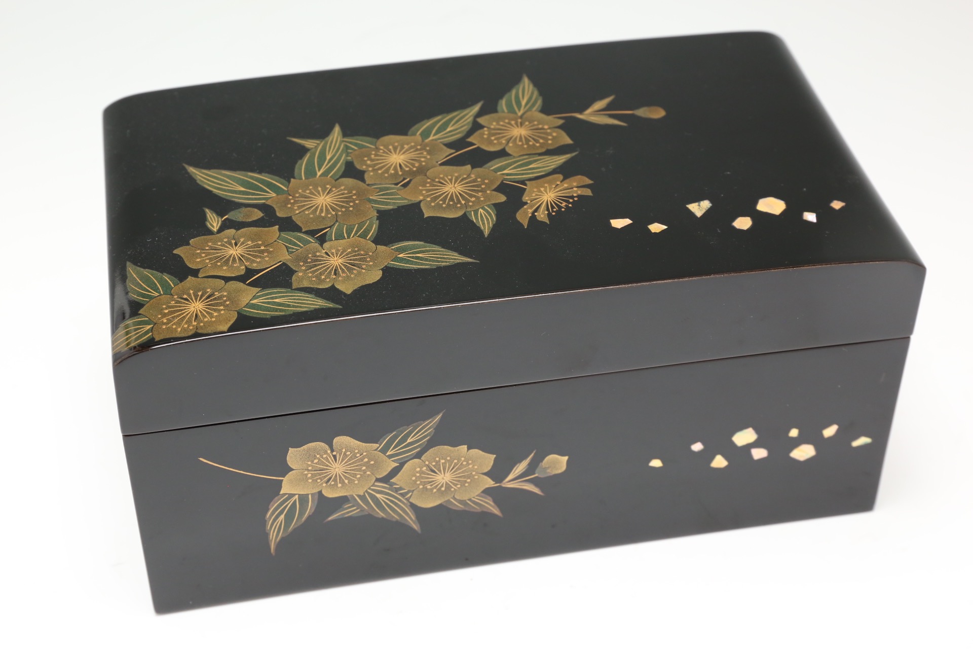 輪島塗 山吹花蒔絵宝石箱 [2Z-2456] | サークルワン商品情報