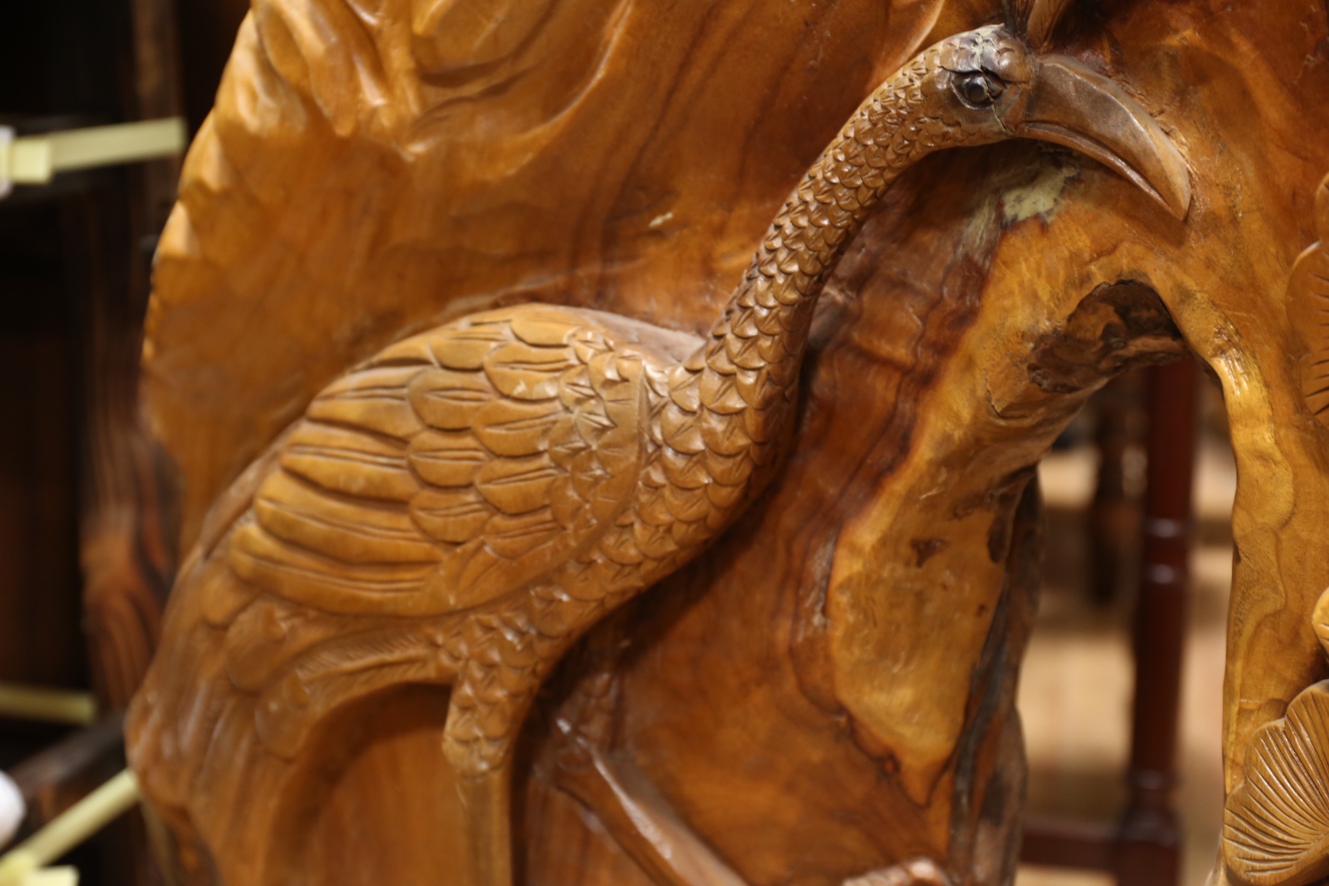 天然木の衝立 孔雀 | サークルワン商品情報