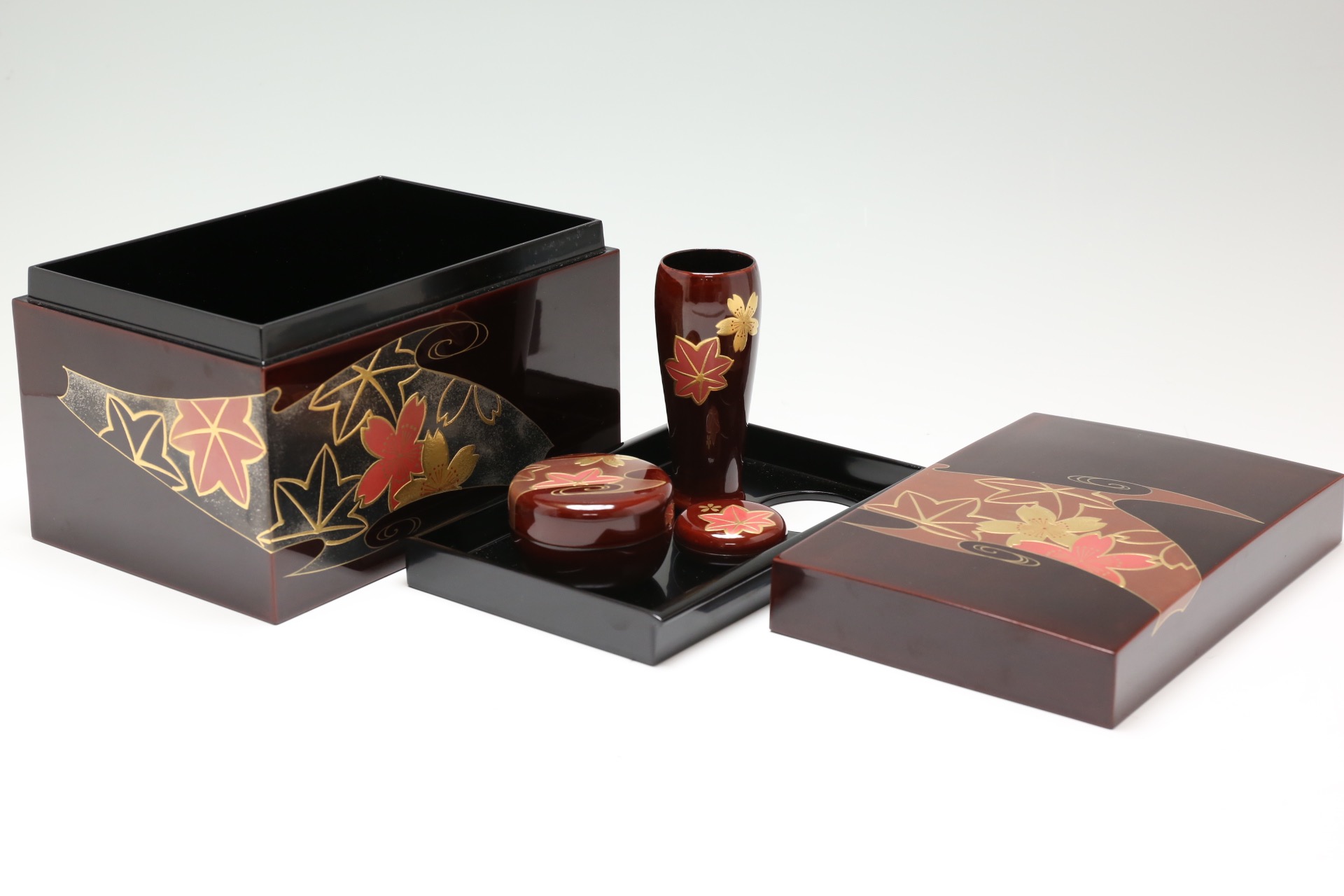 輪島塗 茶櫃と茶たくセット 【公式通販】