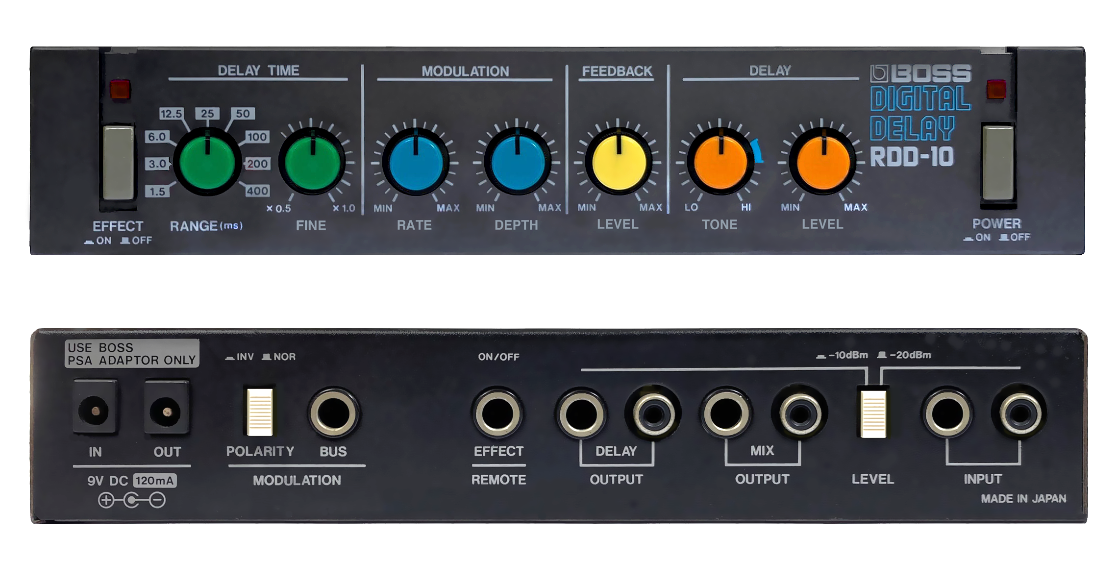 BOSS デジタルディレイ RDD-10 日本製 ハーフラック【本体のみ】 BOSS
